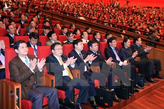 Các đại biểu tham dự Đại hội Đảng toàn quốc lần thứ XII. Ảnh: TTXVN 