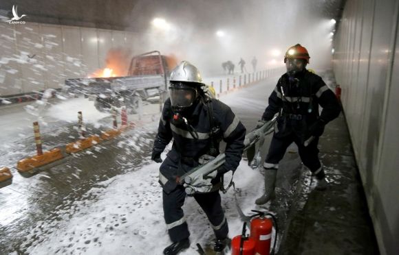Chùm ảnh: Diễn tập cứu 40 người bị tai nạn ở hầm Thủ Thiêm - ảnh 7