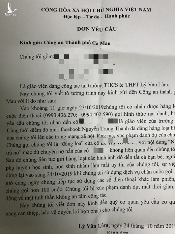 Một giáo viên thiếu nợ, cả trường bị khủng bố - Ảnh 2.