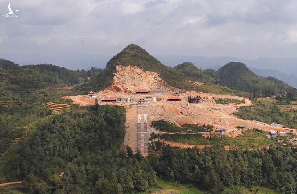 Công trình tâm linh hơn 800 tỷ đồng gần cột cờ Lũng Cú, Hà Giang. 