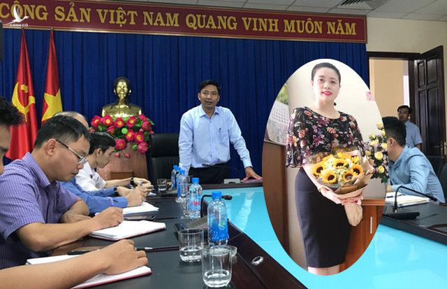 Chánh văn phòng Tỉnh ủy trao đổi với báo chí.   