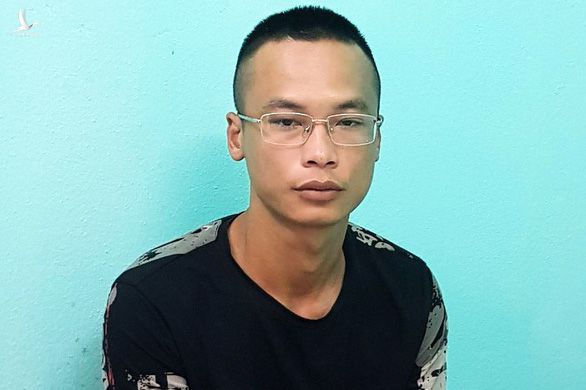 Bị can Ngô Văn Hùng tại cơ quan Công an thị xã Quảng Yên, tỉnh Quảng Ninh - Ảnh: Công an thị xã Quảng Yên cung cấp