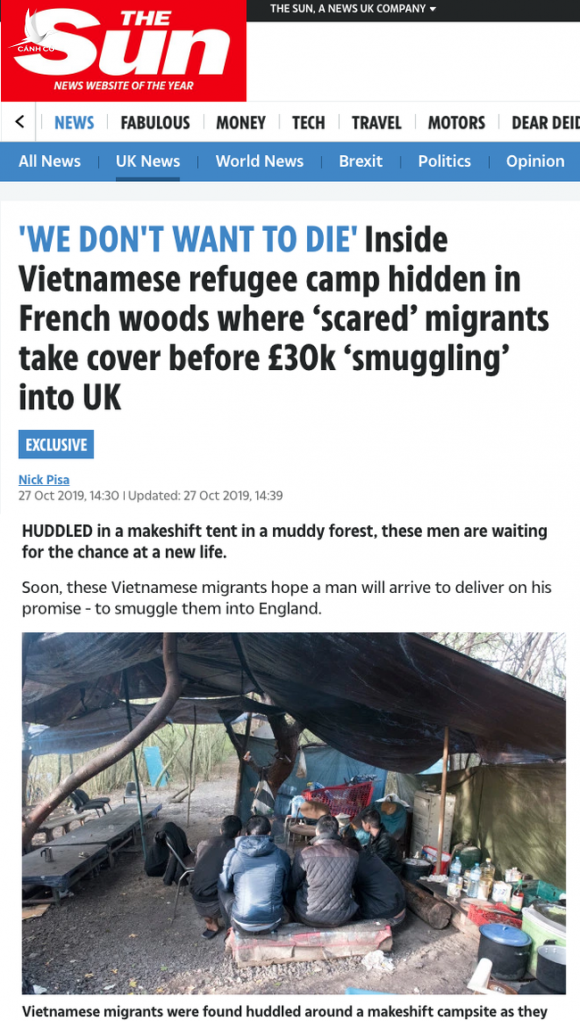 Báo Anh phỏng vấn 13 người Việt ở Pháp chờ nhập cư trái phép vào Anh: Lo sợ sẽ chết như 39 người trong container nhưng vẫn kiên quyết đi đến cùng - Ảnh 1.