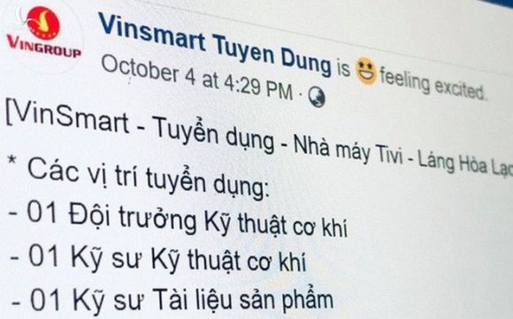 Bằng chứng cho thấy người Việt sắp được sử dụng TV do Vingroup sản xuất