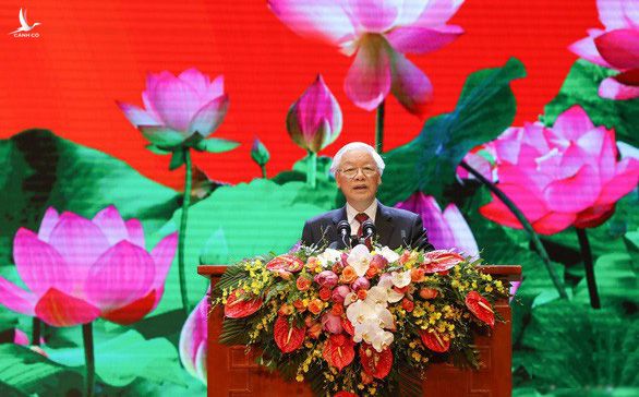 Tổng bí thư, Chủ tịch nước Nguyễn Phú Trọng phát biểu khai mạc hội nghị T.Ư 11 