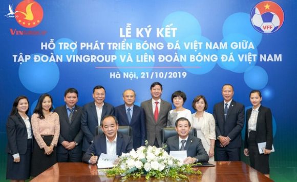 Vingroup bắt tay VFF hỗ trợ phát triển bóng đá Việt Nam