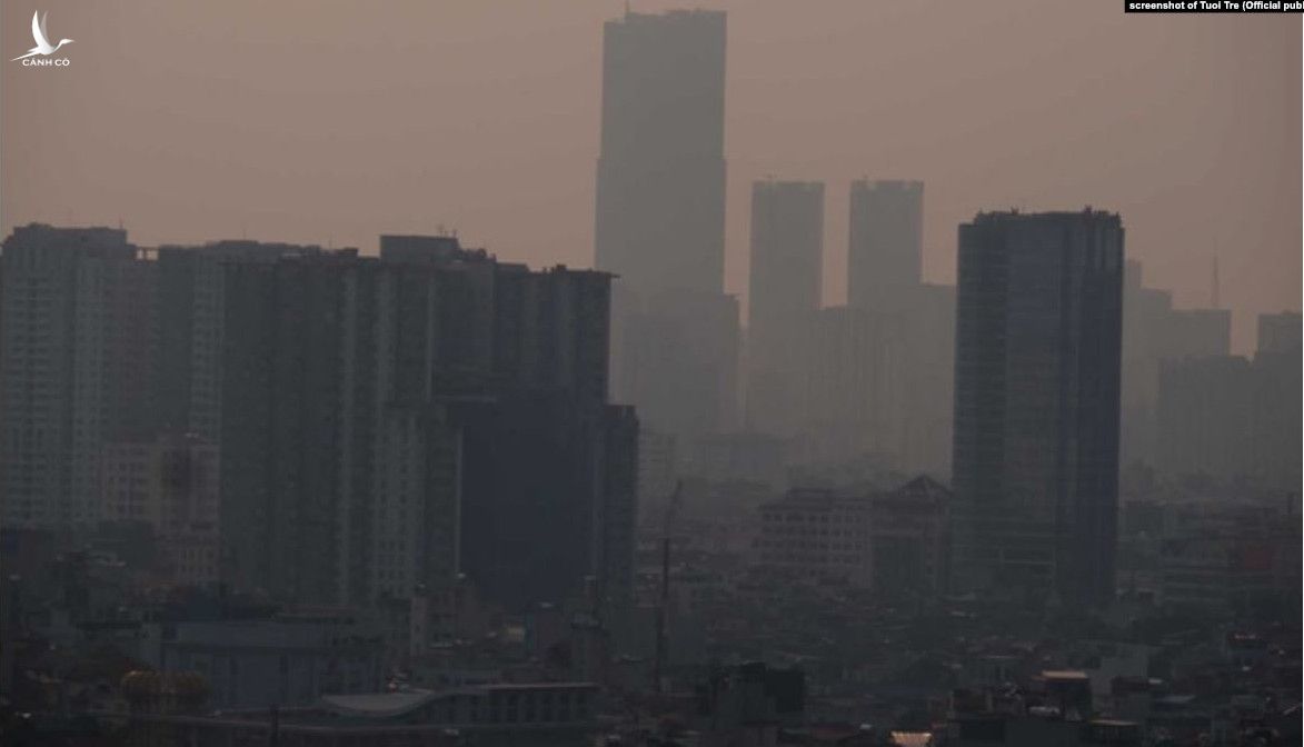 Ảnh về ô nhiễm không khí ở Hà Nội hôm 30/9/2019 