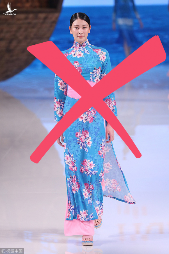 Nhà thiết kế Trung Quốc ăn cắp mẫu áo dài Việt, nói đó là phẩm giá trang phục Trung Quốc - Ảnh 2.