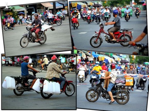 Xe cà tàng, xe máy cũ lưu thông trên đường Hải Thượng Lãn Ông, đường Trang Tử (Q.5) /// Ảnh: Ngọc Dương