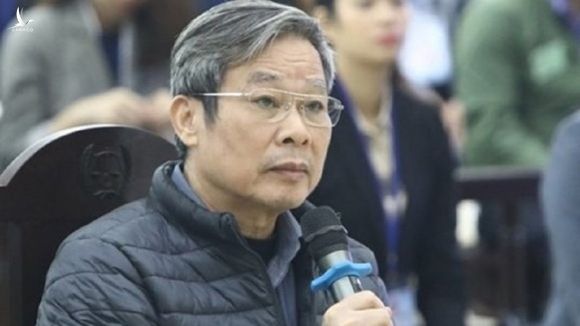 Bị cáo Nguyễn Bắc Son tại phiên xét xử sơ thẩm /// Ảnh Đình Trường