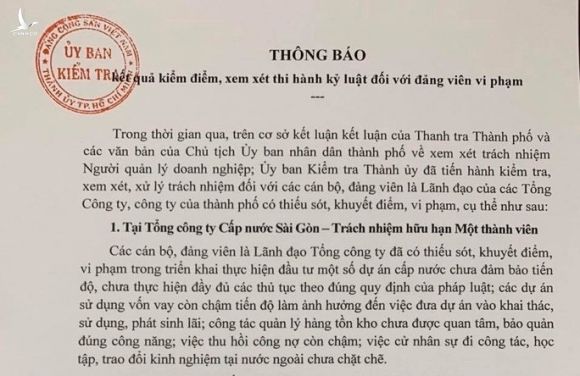 TP HCM kỷ luật nhiều cán bộ lãnh đạo các công ty, tổng công ty - Ảnh 1.