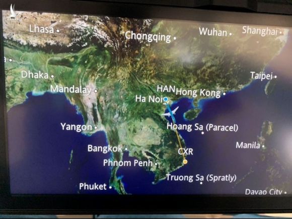 Bản đồ Việt Nam trên Vietnam Airlines thiếu quần đảo Hoàng Sa? - ảnh 2