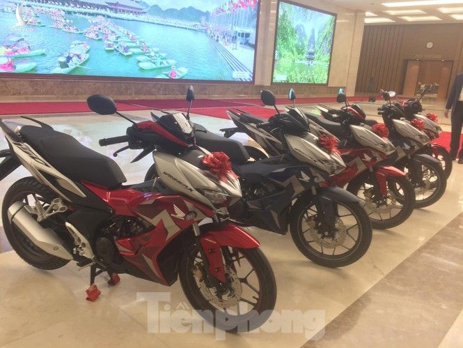 Hé lộ dàn xe máy được tặng cho các tuyển thủ Việt Nam