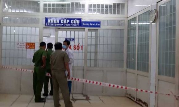 Bệnh nhân nghi nổ súng tự sát tại khoa Cấp cứu Bệnh viện Trưng Vương - ảnh 1