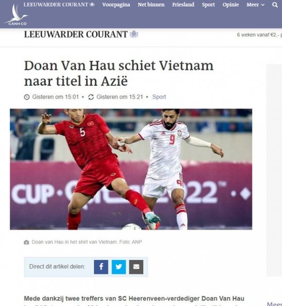 Báo Hà Lan: Văn Hậu nên được ra sân ở Giải vô địch Hà Lan - Ảnh 1.