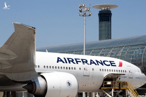 Một máy bay của Hãng Air France tại phi trường Charles de Gaulle /// AFP