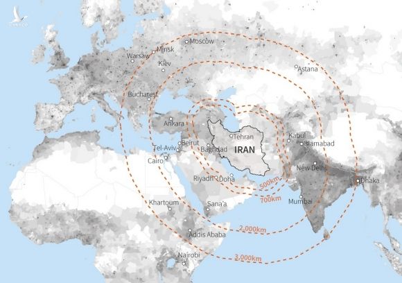 Điểm mặt tên lửa đạn đạo đáng gờm của Iran