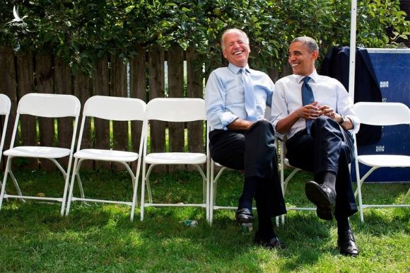 Ông Obama và ông Biden thời còn làm việc chung trong Nhà Trắng. Ảnh: VANITY FAIR