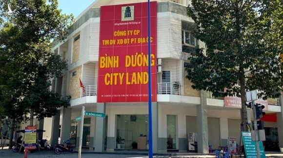 Trụ sở Bình Dương City Land tại tòa nhà đi thuê, có 2 mặt tiền (2 địa chỉ) /// Ảnh: Đỗ Trường