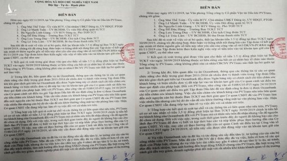 Vụ 3,5 tỷ đồng 'bỏ quên' tại PVTrans: Bộ Công an vào cuộc làm rõ - 1