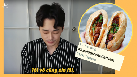 Vlogger Hàn Quốc gây chú ý khi công khai xin lỗi vụ nhóm du khách và nhà đài nước này chê khu cách ly, xem thường bánh mì Việt Nam /// Ảnh: Chụp màn hình