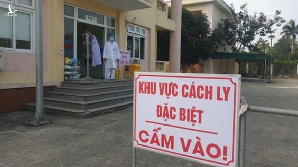 Khu vực cách ly người có nguy cơ cao bị nhiễm Covid-19 tại Nghệ An /// ẢNH K.HOAN