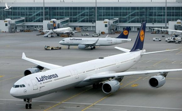 Máy bay Lufthansa tại sân bay ở Munich (Đức). Ảnh: Reuters