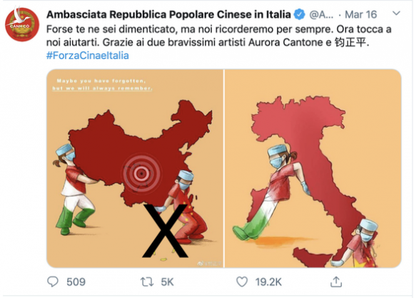 Việt Nam lên tiếng về ‘đường 9 đoạn’ trên Facebook Đại sứ quán Trung Quốc ở Ý - Ảnh 1.