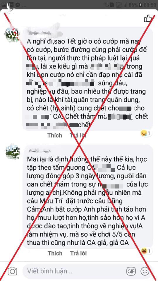 Xử lý người đăng tin sai sự thật về dịch Covid-19 và xúc phạm 2 chiến sĩ công an Đà Nẵng hy sinh - Ảnh 1. Xử lý người đăng tin sai sự thật về dịch Covid-19 và xúc phạm 2 chiến sĩ công an Đà Nẵng hy sinh - Ảnh 1.