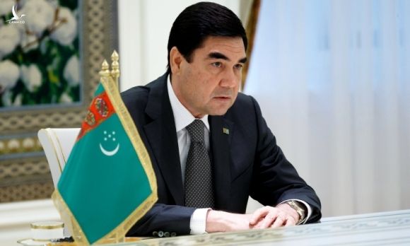 Tổng thống Turkmenistan Gurbanguly Berdimuhamedov trong một cuộc họp năm 2016. Ảnh: RIA.