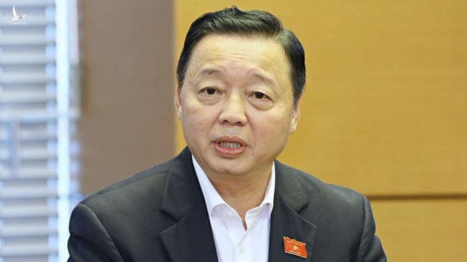 Bộ trưởng Bộ TN-MT Trần Hồng Hà /// Ảnh Gia Hân
