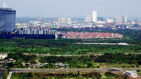 Liên quan đến dự án Khu đô thị mới Thủ Thiêm, TP.HCM đã thu khoản tiền hơn 1.800 tỉ của Công ty Đại Quang Minh. /// Ảnh: Độc Lập