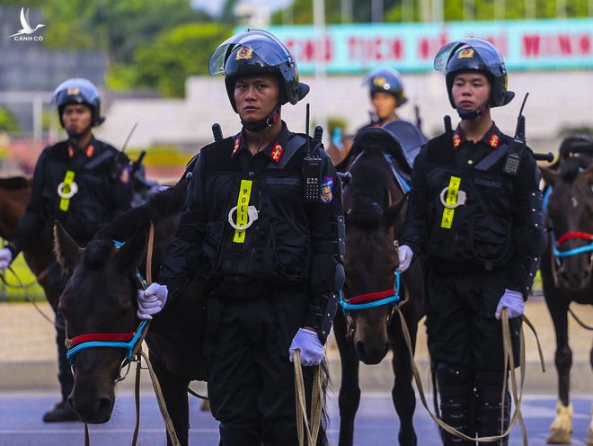 Ấn tượng hình ảnh lực lượng Cảnh sát cơ động Kỵ binh trong lễ ra mắt - Ảnh 8.