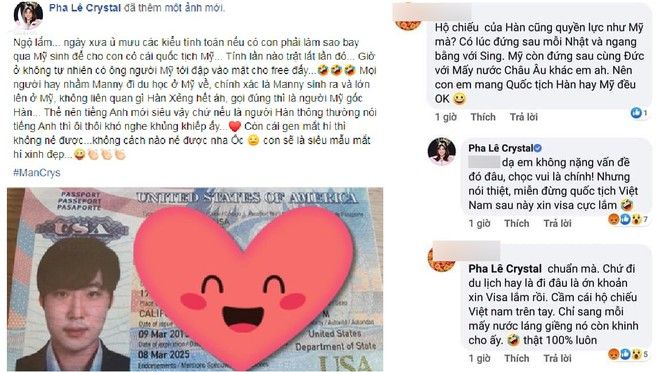 Pha Lê không muốn con sắp sinh mang quốc tịch Việt Nam khiến dân mạng 'dậy sóng' - ảnh 1