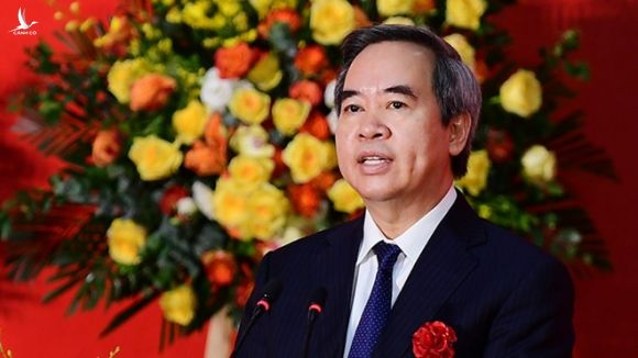 Trưởng ban Kinh tế T.Ư Nguyễn Văn Bình phát biểu tại đại hội /// Ảnh Gia Hân