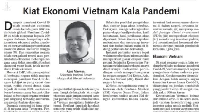 Báo Indonesia: Chiến thắng COVID-19, Việt Nam là quốc gia chiến lược để đầu tư - 2