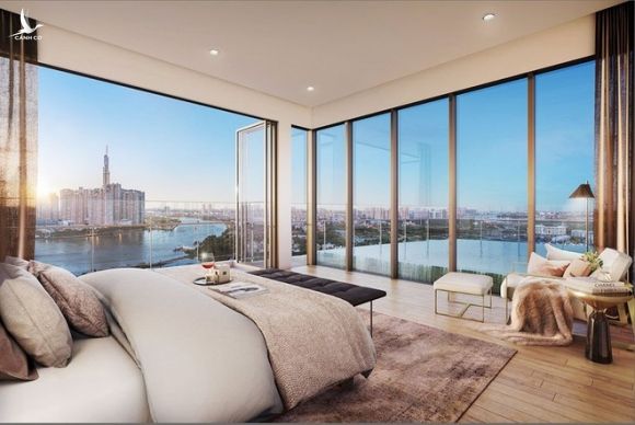 Bức tranh sông rộng mở chính là đặc quyền dành cho cư dân của The River Thu Thiem