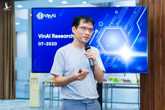 Tiến sĩ Bùi Hải Hưng, Viện trưởng Viện Nghiên cứu trí tuệ nhân tạo VinAI Research, khẳng định thế giới đã dần biết đến những nghiên cứu của Việt Nam /// Ảnh: V.G