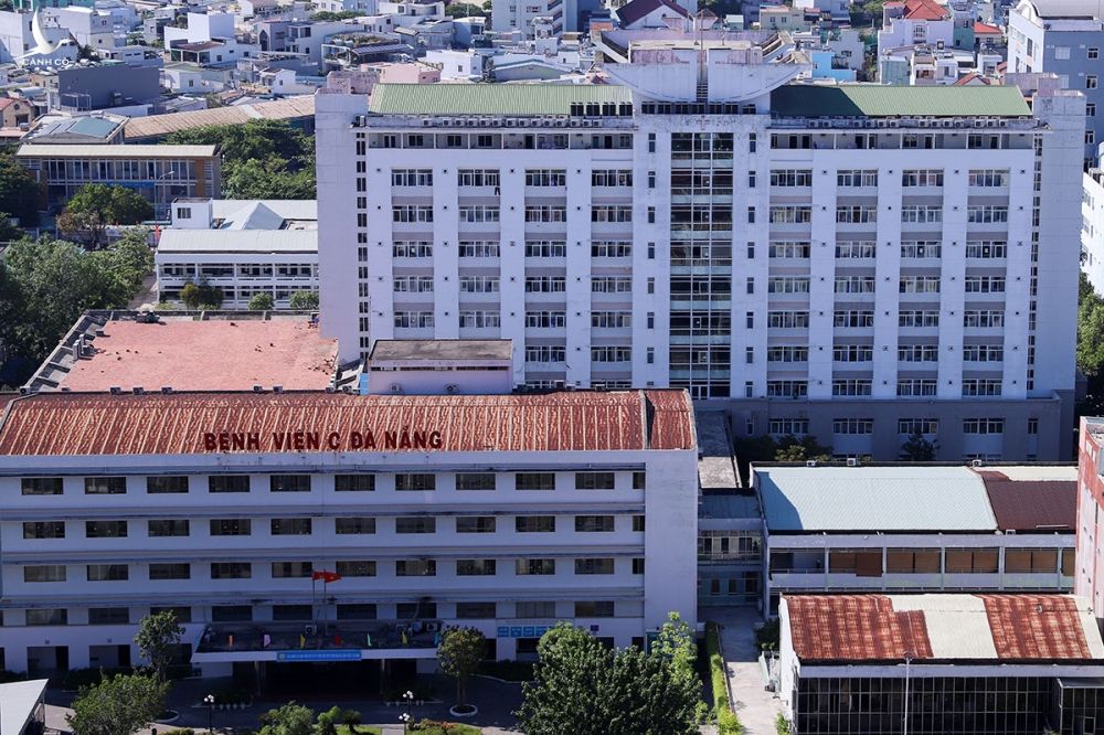 Bệnh viện C Đà Nẵng, nơi bệnh nhân thăm khám và phát hiện dương tính lần đầu với nCoV. Ảnh: Nguyễn Đông.