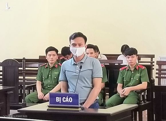 Bị cáo Huy tại phiên tòa sáng 29/7. Ảnh: Thanh Lam