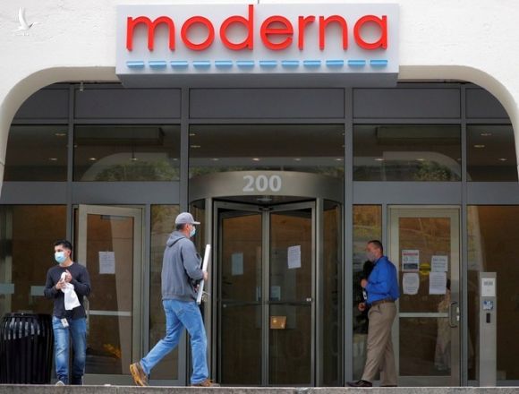 Trụ sở hãng Moderna ở bang Massachusetts, Mỹ /// Reuters