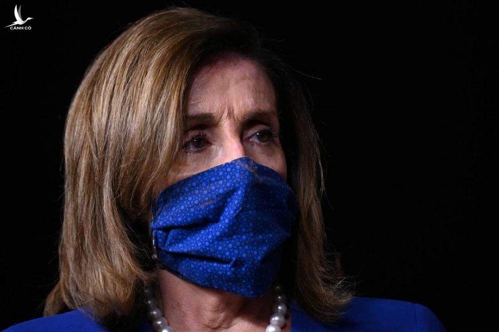 Chủ tịch Hạ viện Nancy Pelosi tại quốc hội Mỹ, thủ đô Washington, ngày 29/7. Ảnh: Reuters.