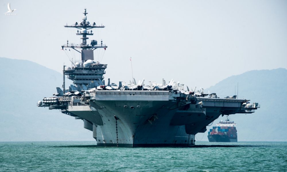 USS Carl Vinson thăm Việt Nam tháng 3/2018. Ảnh: US Navy.