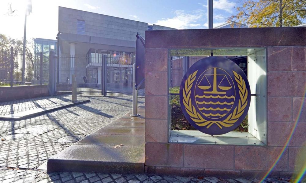 Trụ sở Tòa án Quốc tế về Luật Biển tại thành phố Hamburg, Đức. Ảnh: AFP.