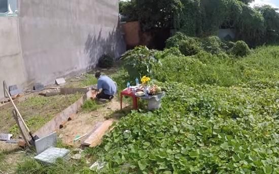 Khu vực ông Hải xây dựng căn nhà cho người vô gia cư sau khi làm lễ khởi công. Ảnh: Dân Việt