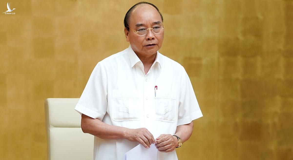 Thủ tướng Chính phủ Nguyễn Xuân Phúc phát biểu kết luận cuộc họp