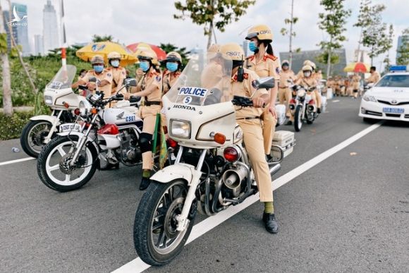 TPHCM: Ngày 25/8 ra mắt đội hình nữ cảnh sát giao thông dẫn đoàn - 1