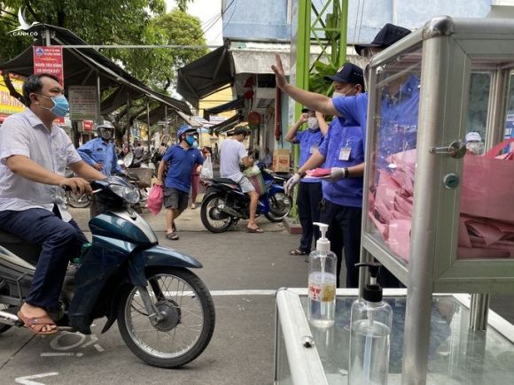 Chùm ảnh: Ngày đầu Đà Nẵng thực hiện đi chợ bằng phiếu ngày chẵn lẻ - Ảnh 17.