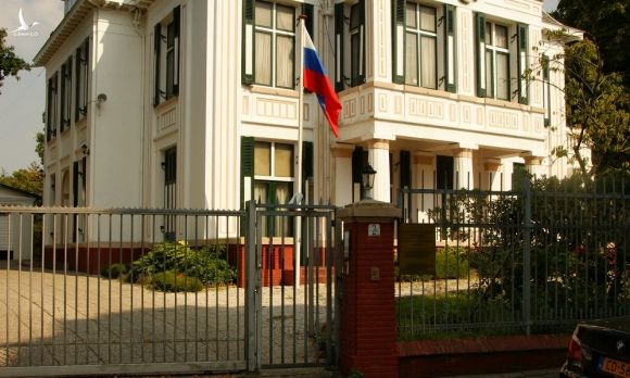 Trụ sở sứ quán Nga tại Hà Lan. Ảnh: TASS.