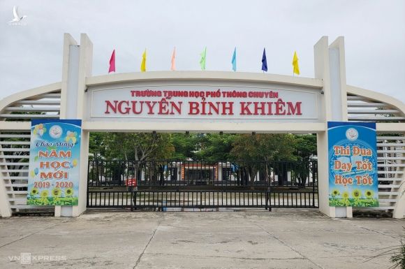 THPT chuyên Nguyễn Bỉnh Khiêm, một trong 52 điểm thi tốt nghiệp THPT của Quảng Nam. Ảnh: Đắc Thành.